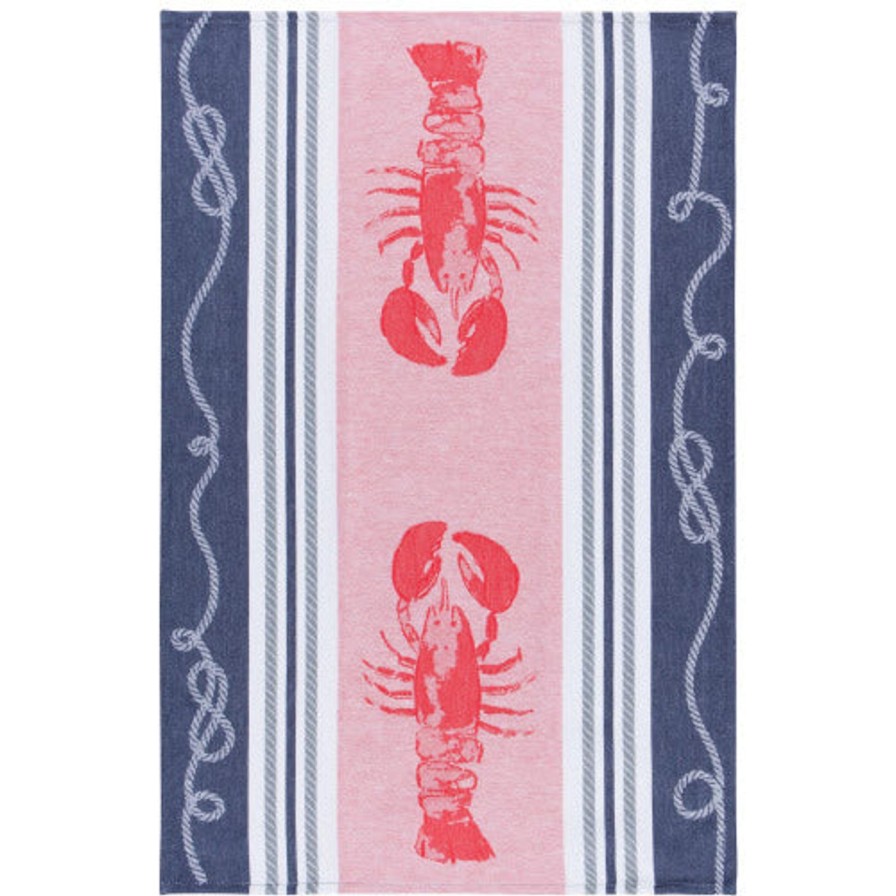 For The Home Kept Shop | Jacquard Lobster Tea Towel