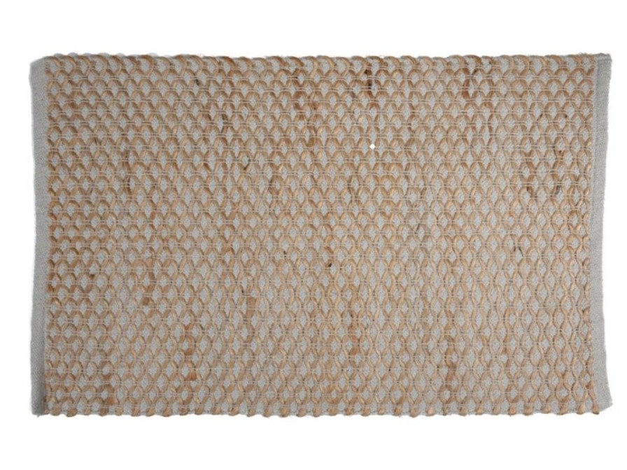 For The Home Kept Shop | Cotton & Jute Diamond Rug