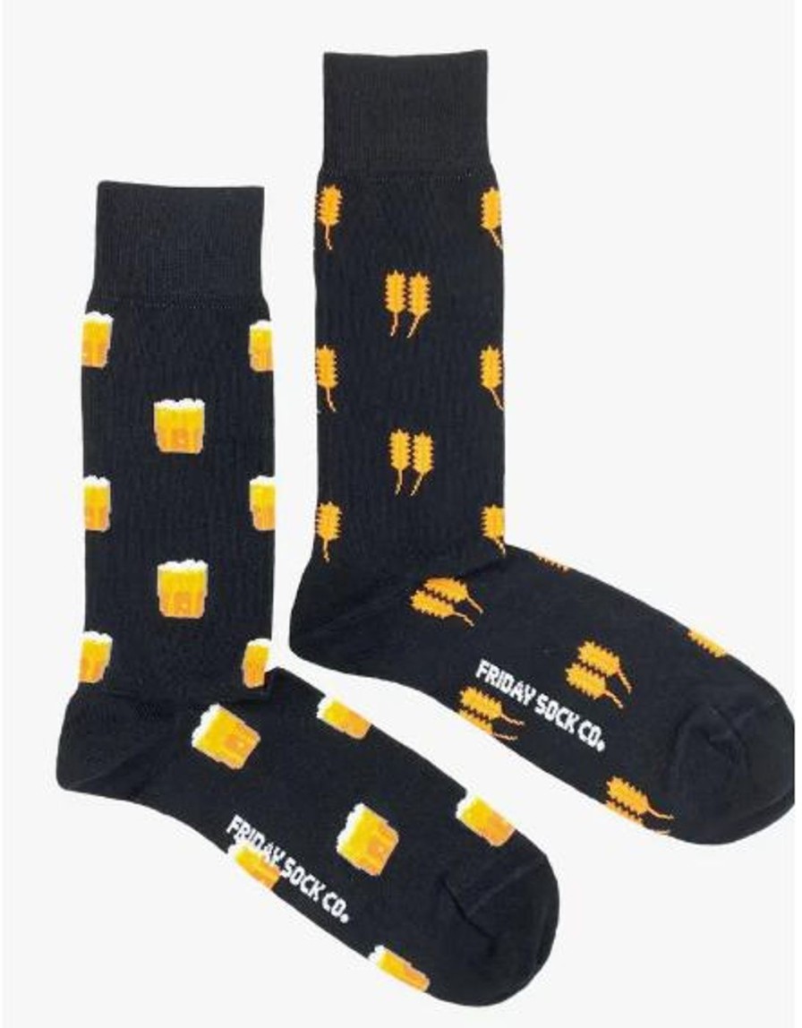 Adorn Kept Shop | Men'S Wheat & Beer Socks (Mid-Calf)