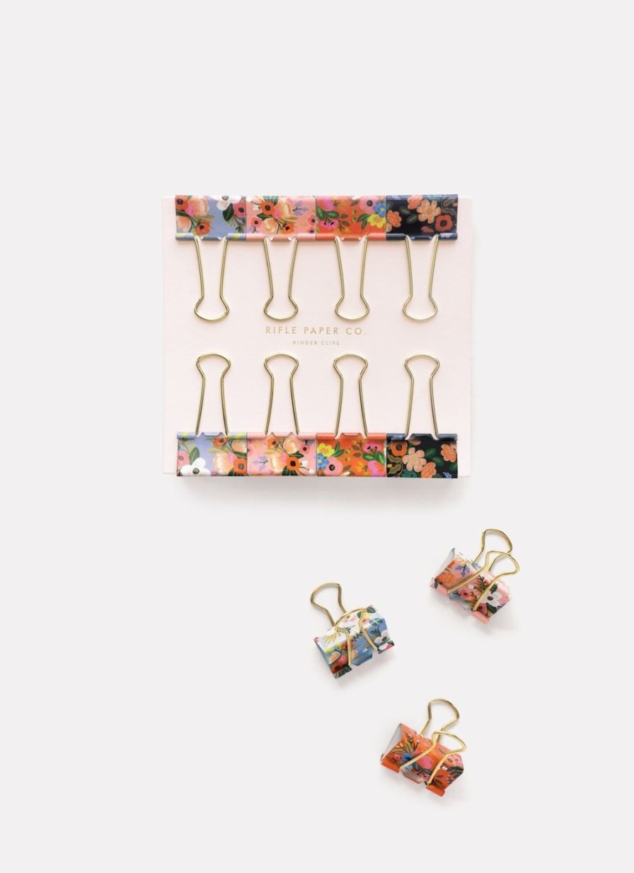 Paper Kept Shop | Lively Floral Binder Clips