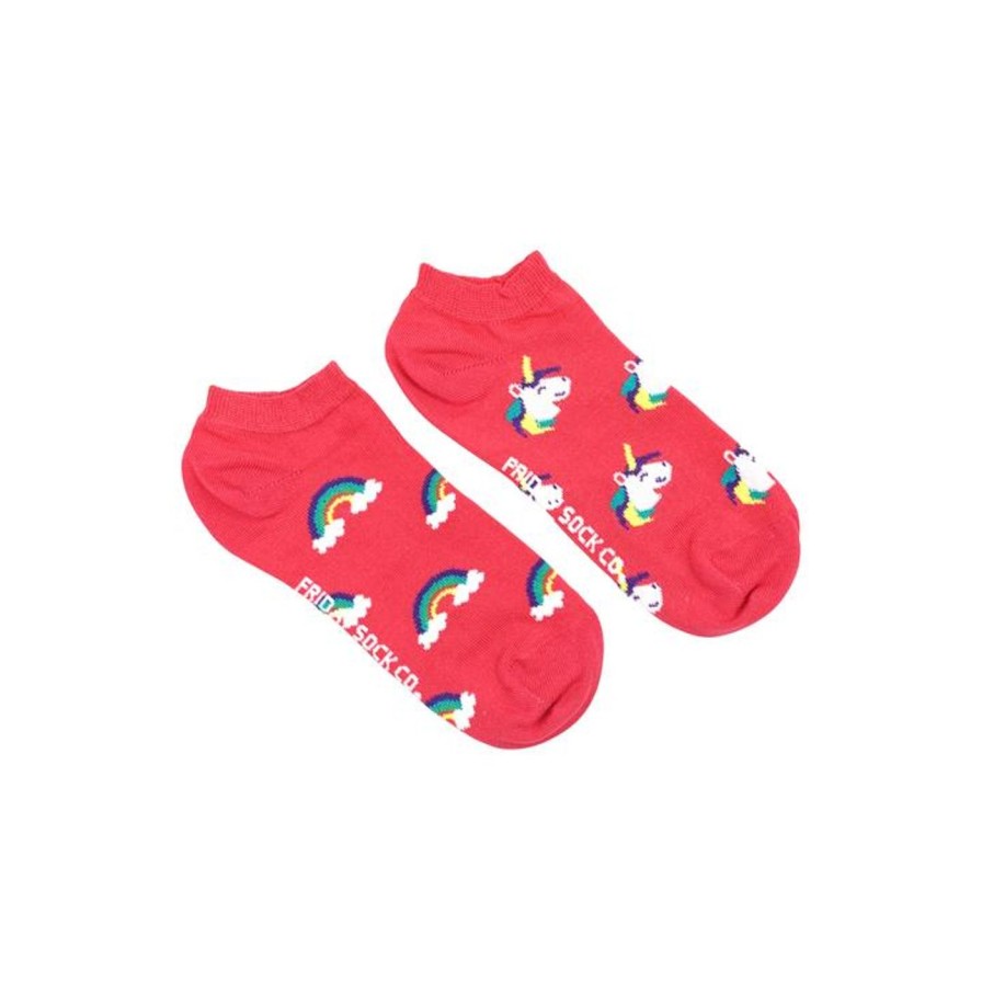 Adorn Kept Shop | Women'S Unicorn & Rainbow Ankle Socks