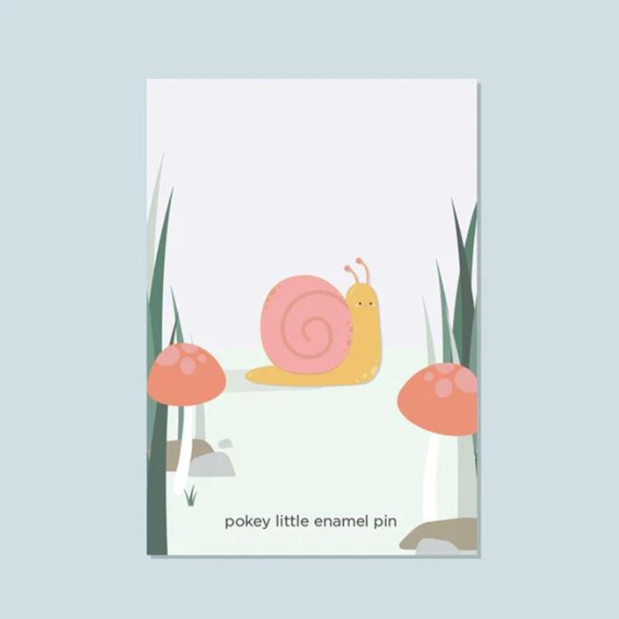 Adorn Kept Shop | Pokey Little Snail Enamel Pin