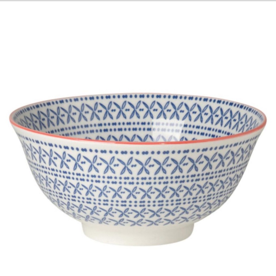 Kitchen Kept Shop | Medium Bowl-Stamped Pattern