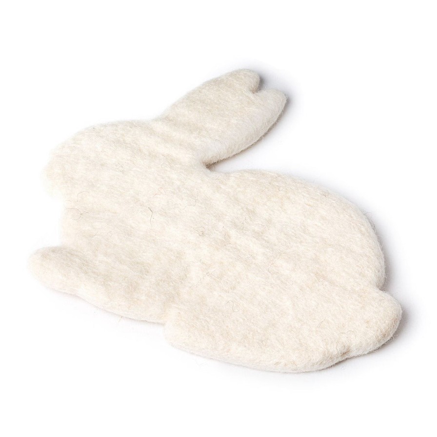 Kitchen Kept Shop | Fair Trade Wool Felt Bunny Trivet