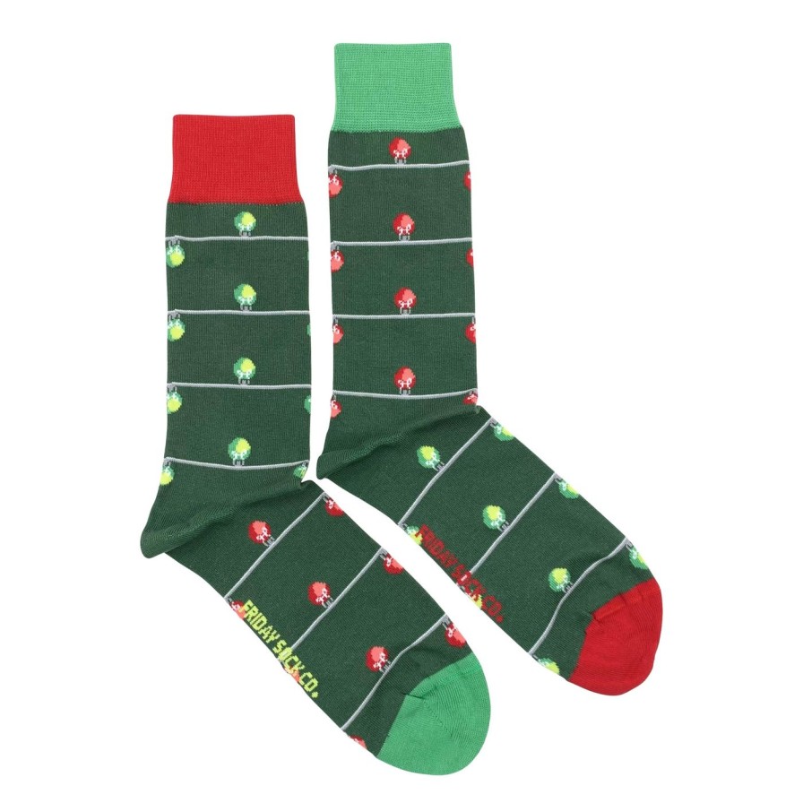 Family Life Kept Shop | Men'S Ugly Christmas Light Socks (Tall)