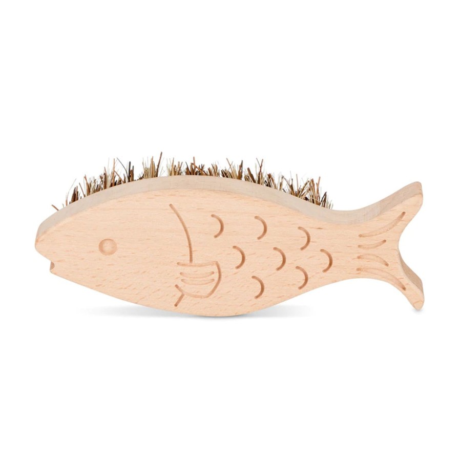 Family Life Kept Shop | Wooden Fish Scrubber