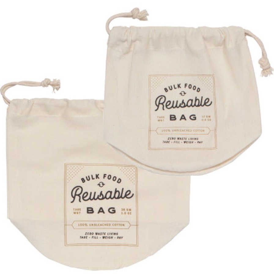 For The Home Kept Shop | Reusable Bulk Grocer Bags (Set Of 2)