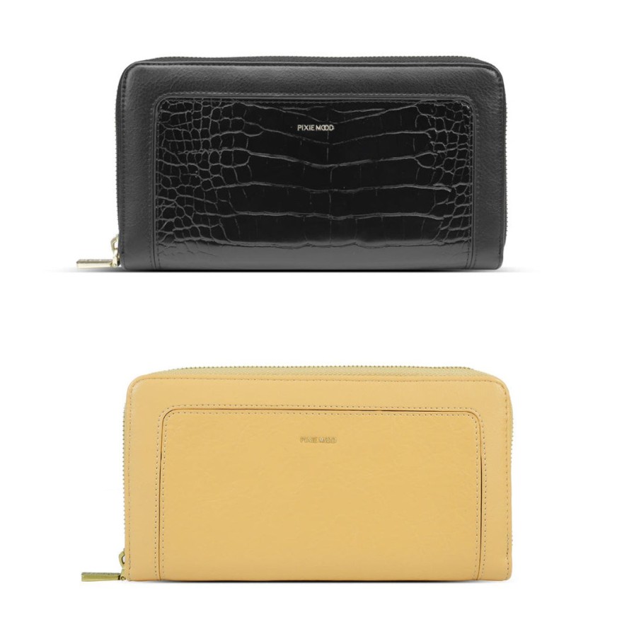 Adorn Kept Shop | Emma Recycled Vegan Leather Zip-Around Wallet