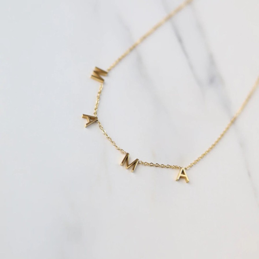 Adorn Kept Shop | Mama Letters Necklace