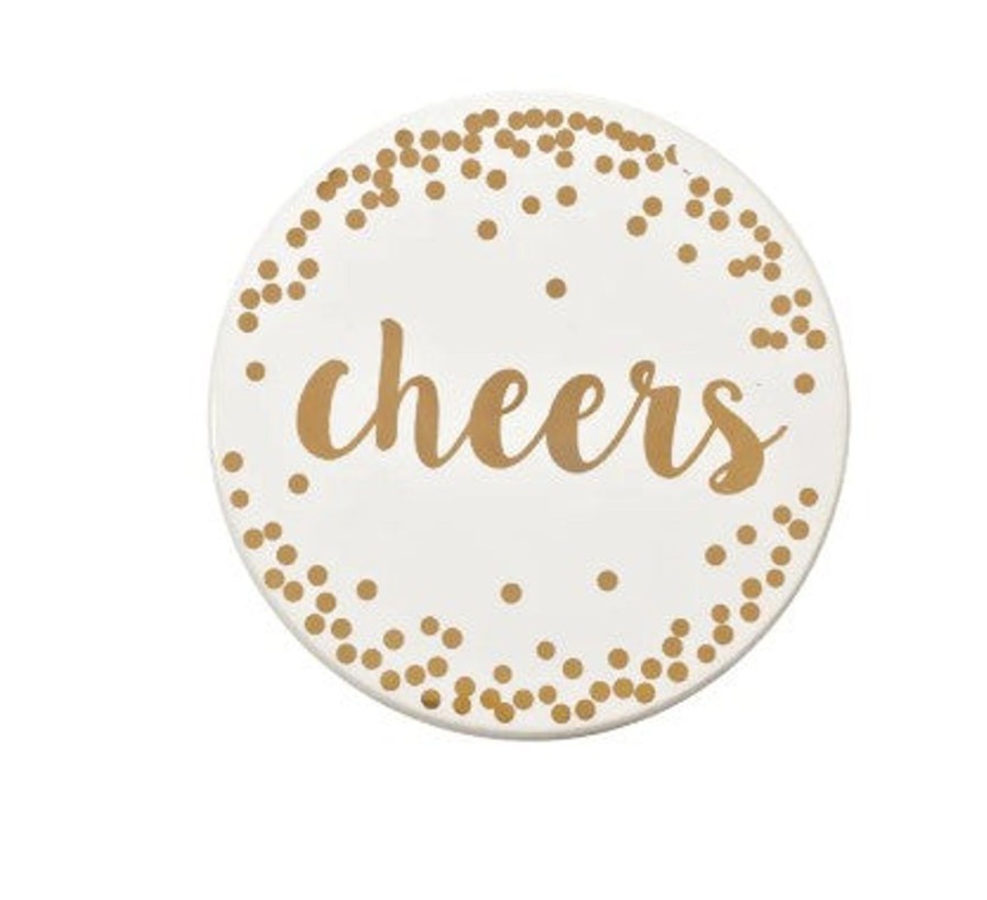 Kitchen Kept Shop | Cheers Ceramic Coasters