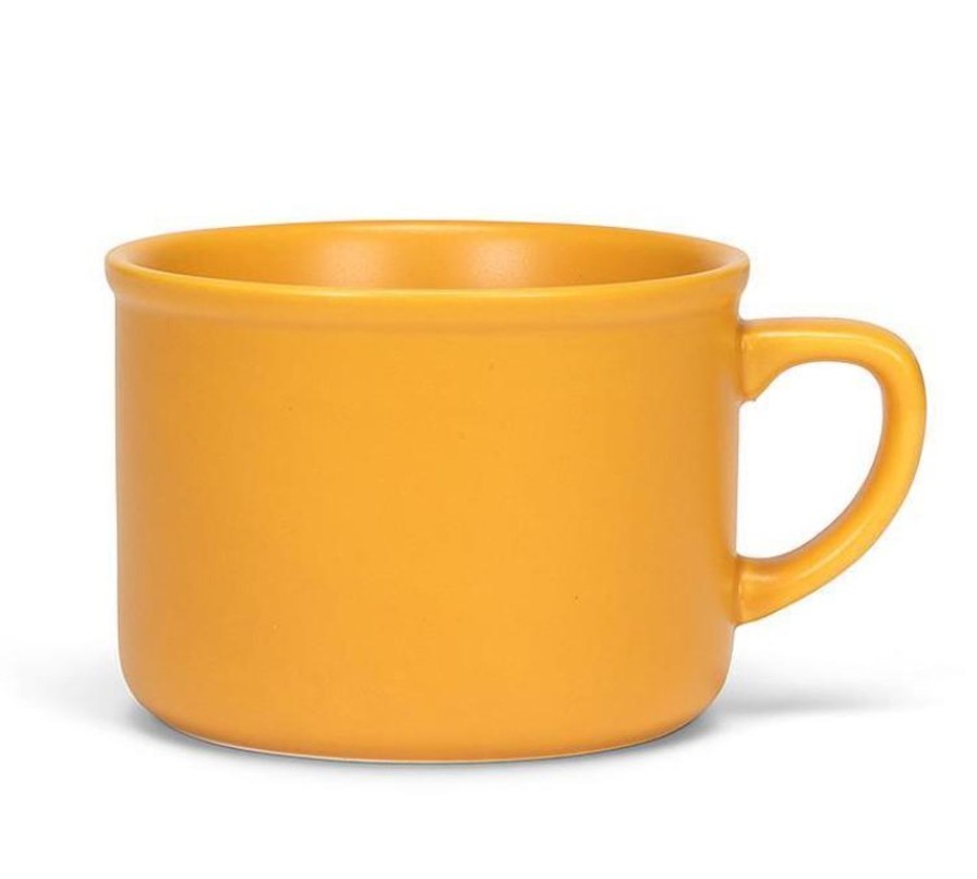 Kitchen Kept Shop | Classic Matte Ochre Cappuccino Mug