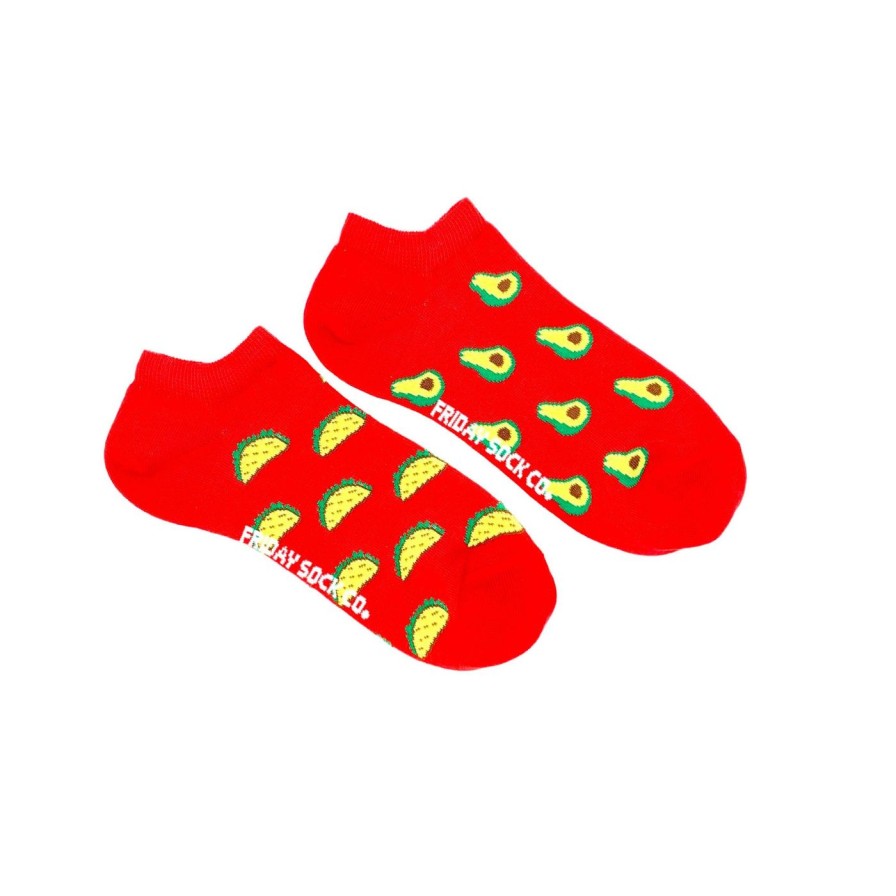 Adorn Kept Shop | Women'S Avocado & Taco Ankle Socks