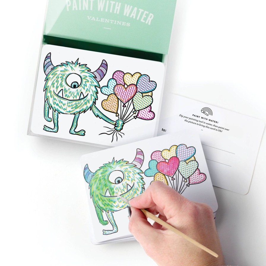 Family Life Kept Shop | Paint With Water Valentines