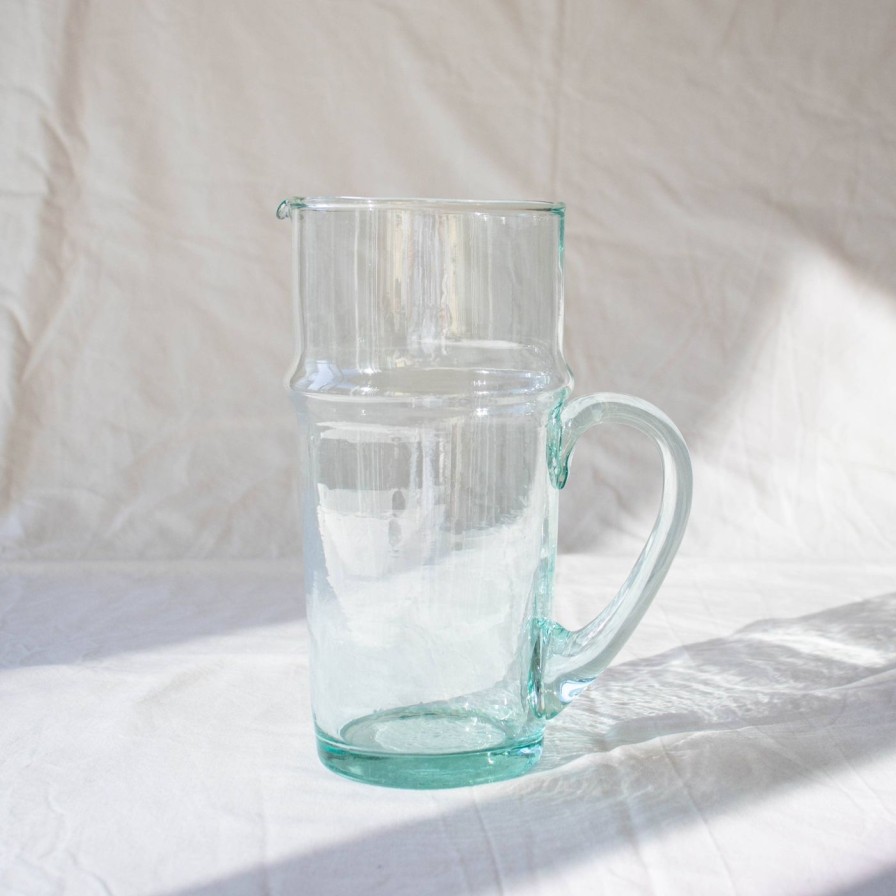 Kitchen Kept Shop | Recycled Glass Handblown Pitcher