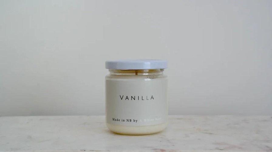 For The Home Kept Shop | Vanilla Candle|A White Nest