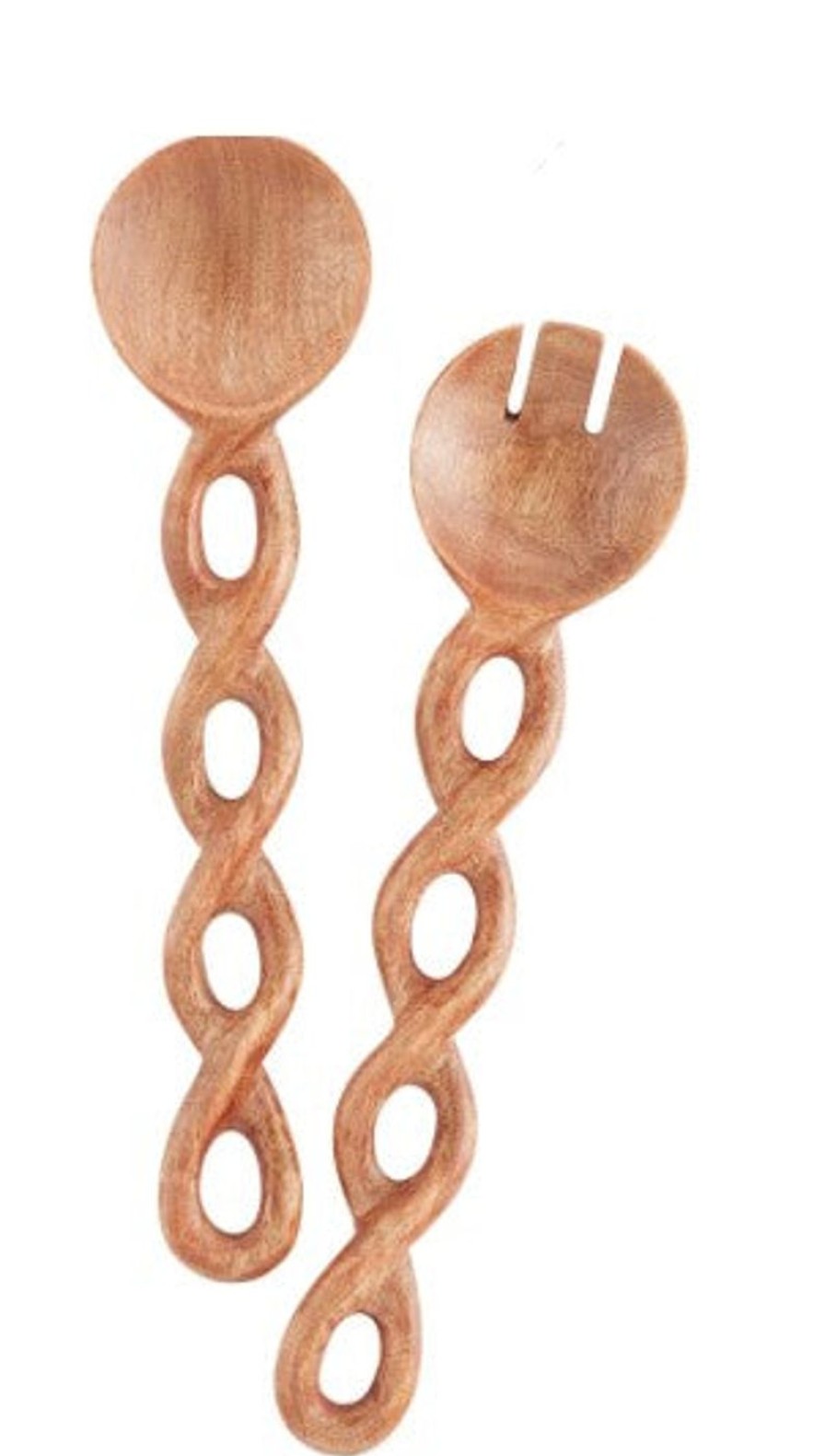 Kitchen Kept Shop | Handmade Twisted Wood Serving Set