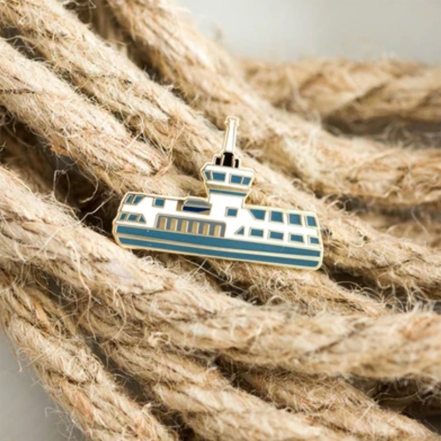 Adorn Kept Shop | Enamel Pin-Dartmouth Ferry