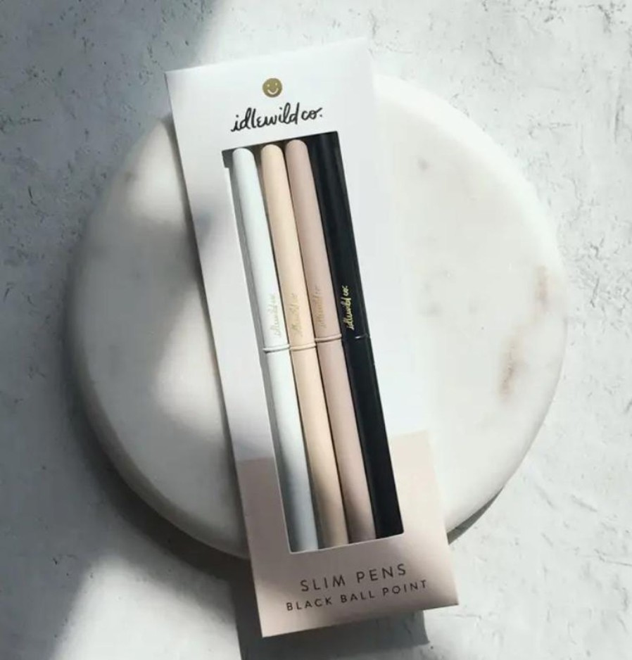 Paper Kept Shop | Neutral Matte Slim Pen Collection