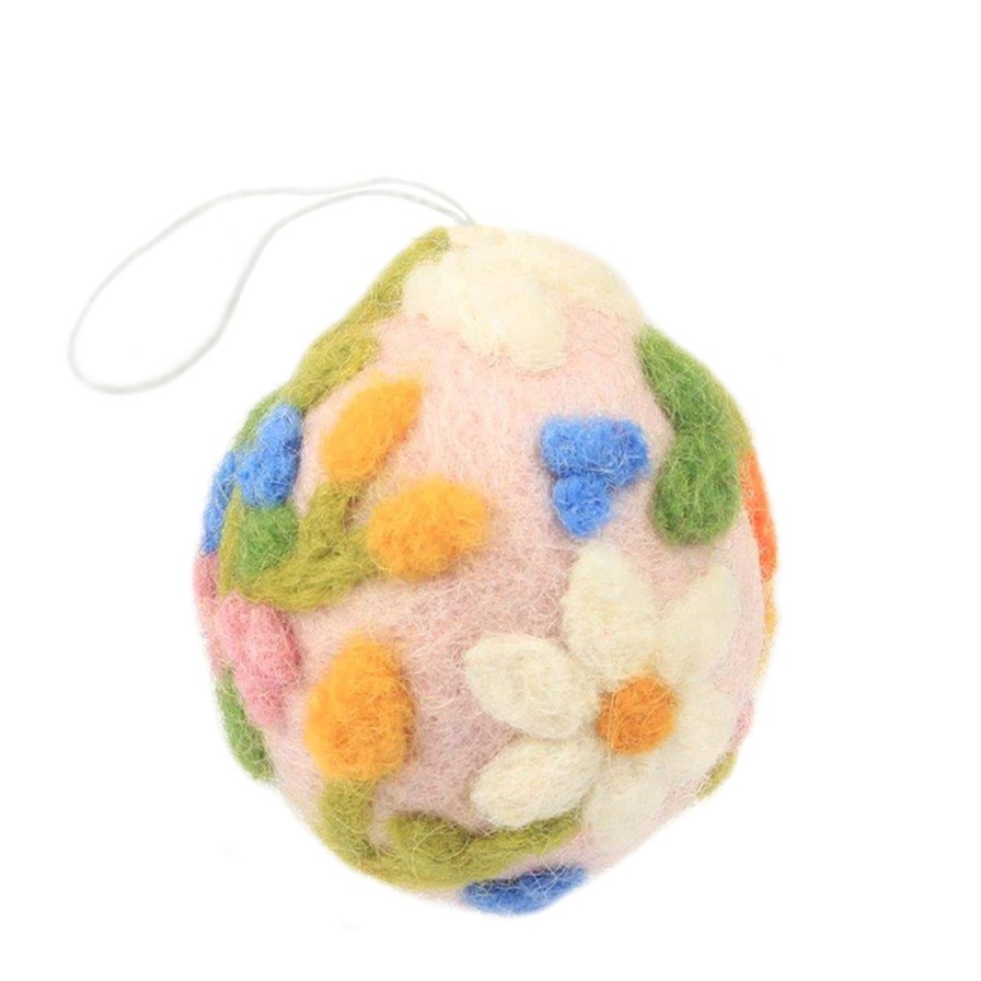 For The Home Kept Shop | Felt Easter Egg Ornaments