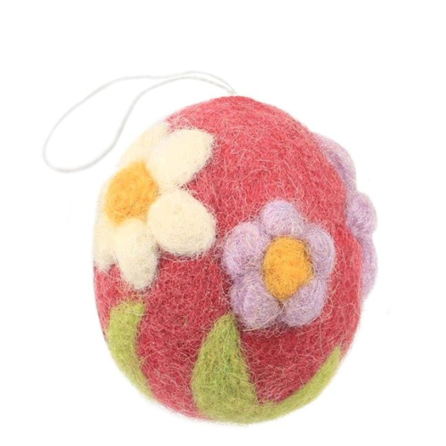 For The Home Kept Shop | Felt Easter Egg Ornaments