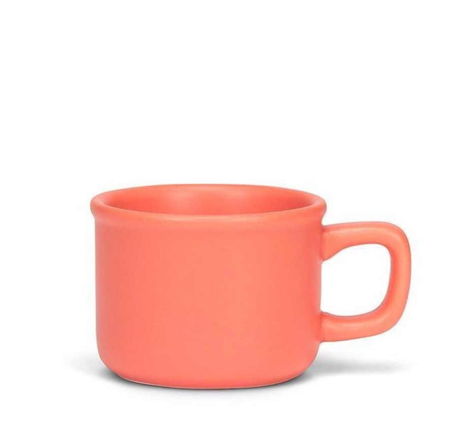 Kitchen Kept Shop | Classic Matte Coral Espresso Mug