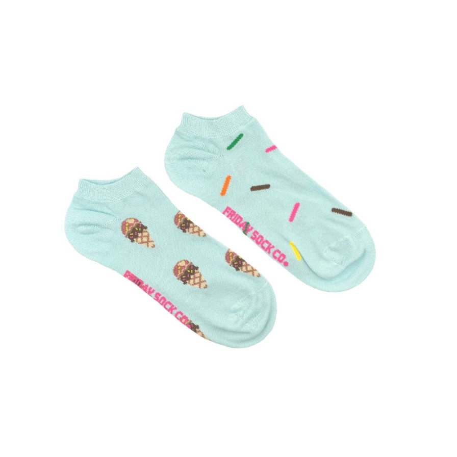 Adorn Kept Shop | Women'S Ice Cream & Sprinkle Ankle Socks