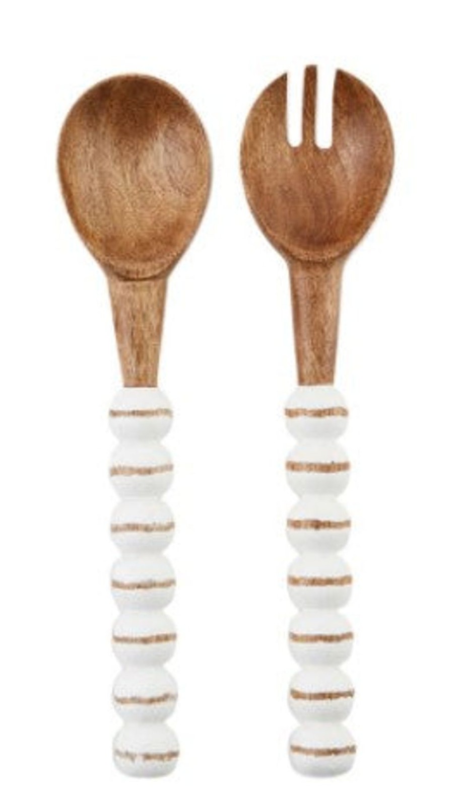 For The Home Kept Shop | Beaded Wooden Serving Set