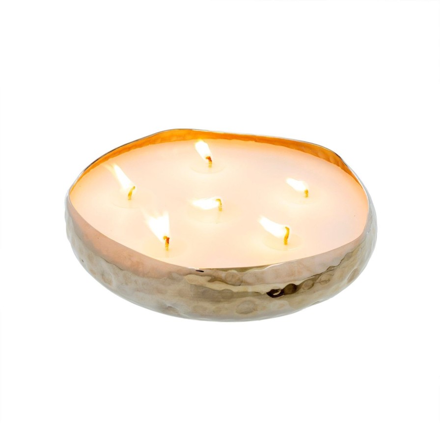 For The Home Kept Shop | Multi Flame Candle-Silver (L)