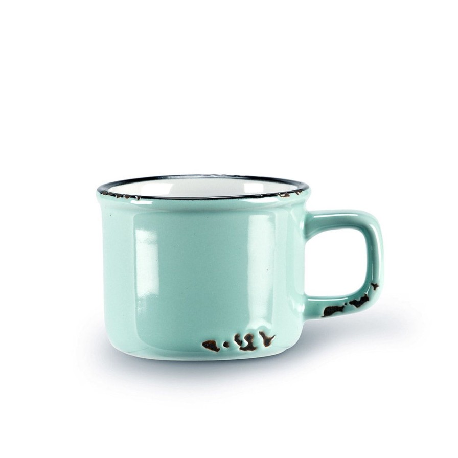 Kitchen Kept Shop | Mint Enamel-Style Espresso Mug