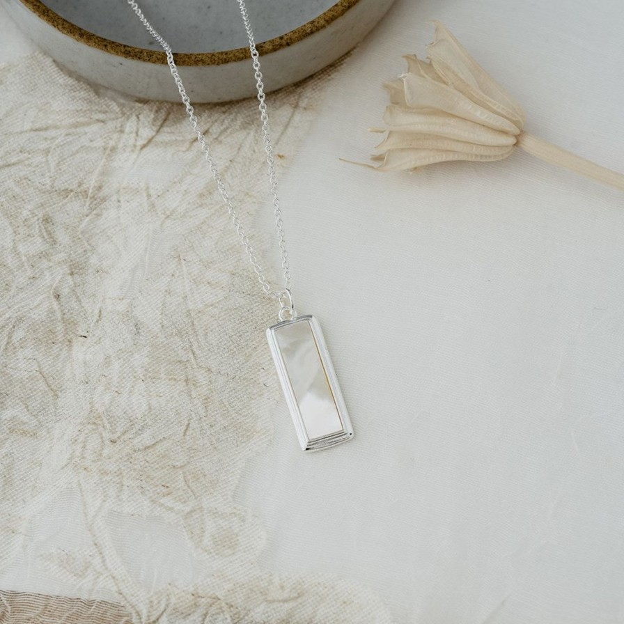 Adorn Kept Shop | Serephina Necklace (Mother Of Pearl)