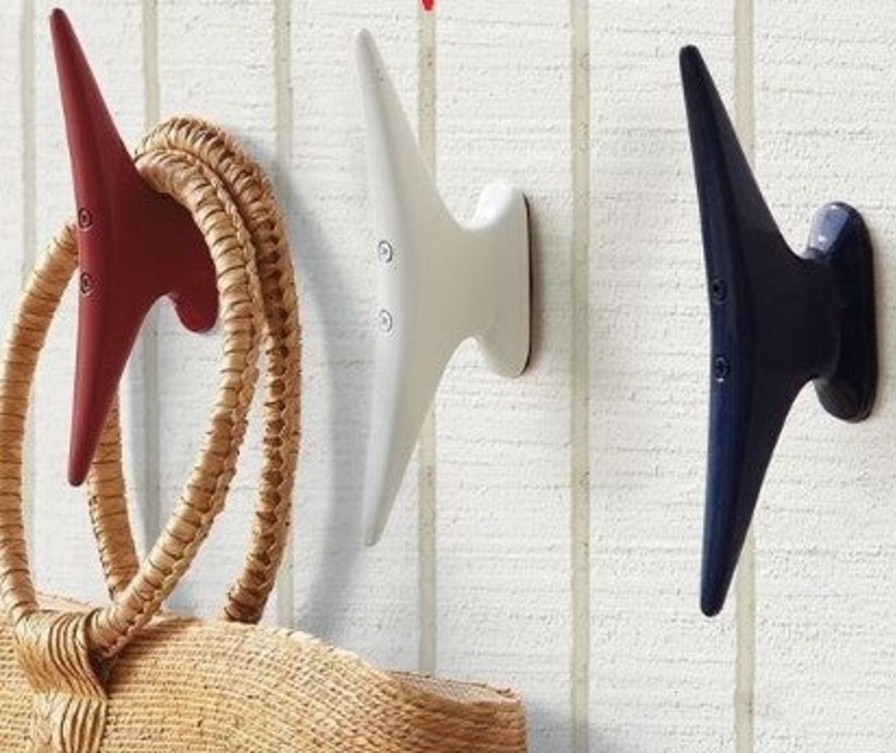 For The Home Kept Shop | Boat Cleat Hook-White