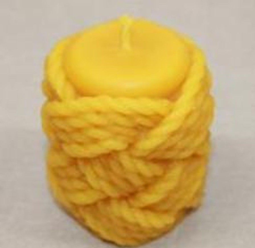 For The Home Kept Shop | Beeswax Candle-Sailor'S Knot