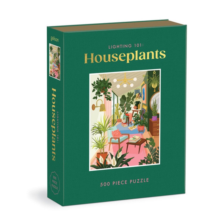 Paper Kept Shop | Lighting 101: Houseplants 500 Piece Book Puzzle