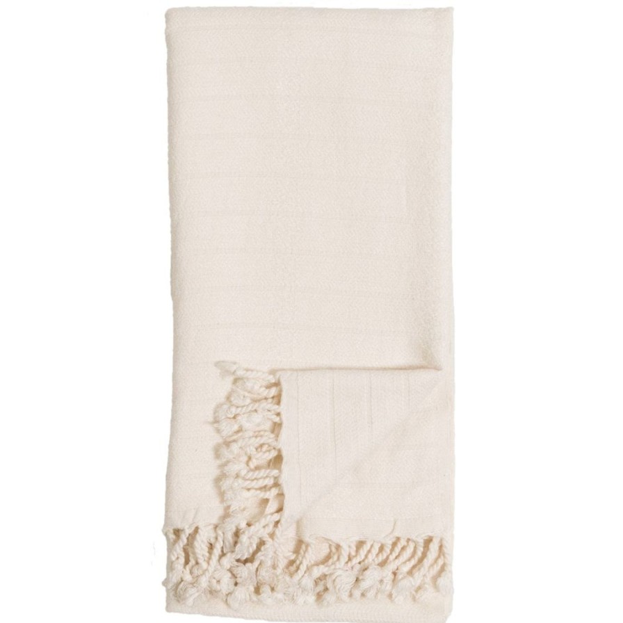 For The Home Kept Shop | Turkish Towels-Bamboo Striped Cream