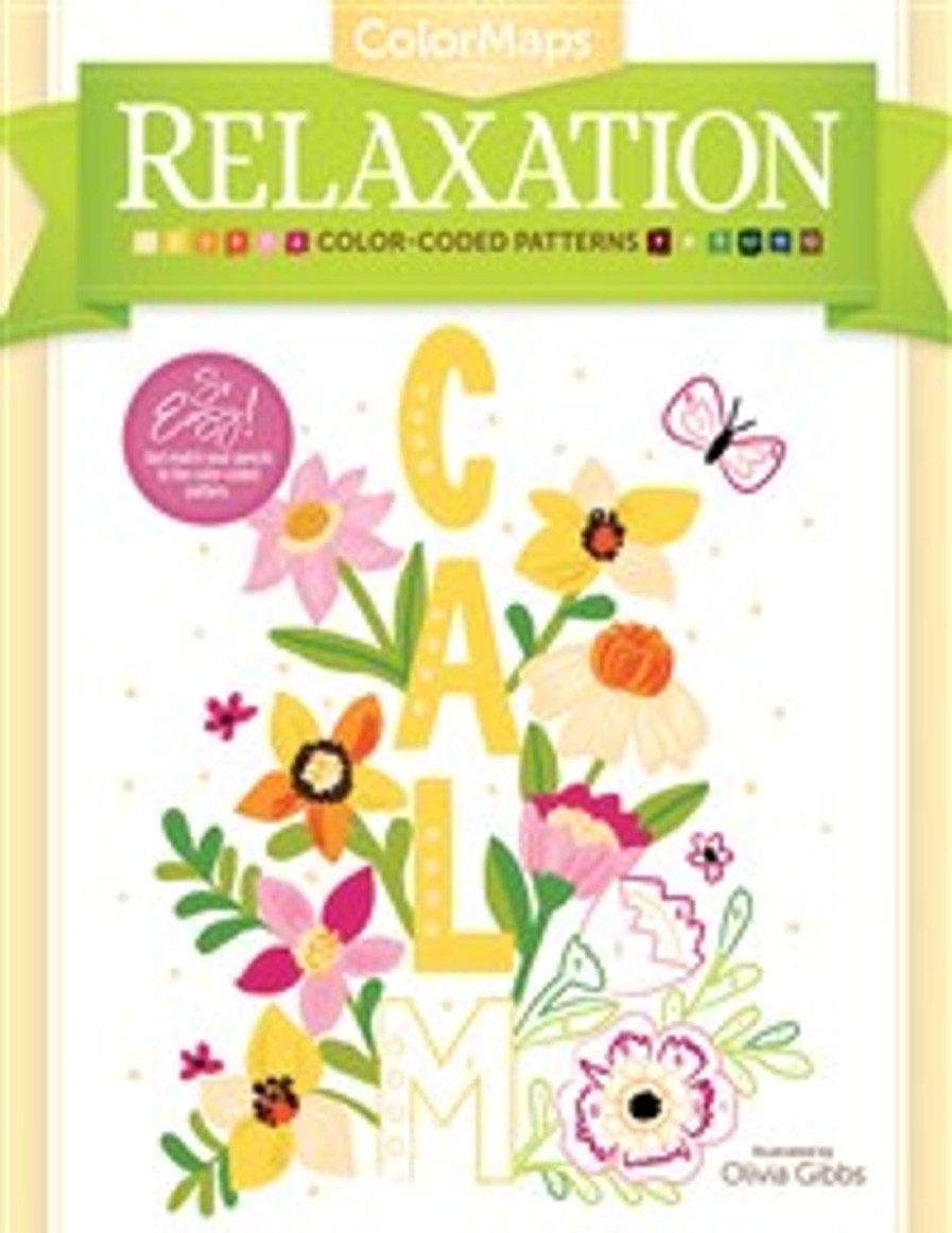 Paper Kept Shop | Relaxation-Colormaps Adult Coloring Book