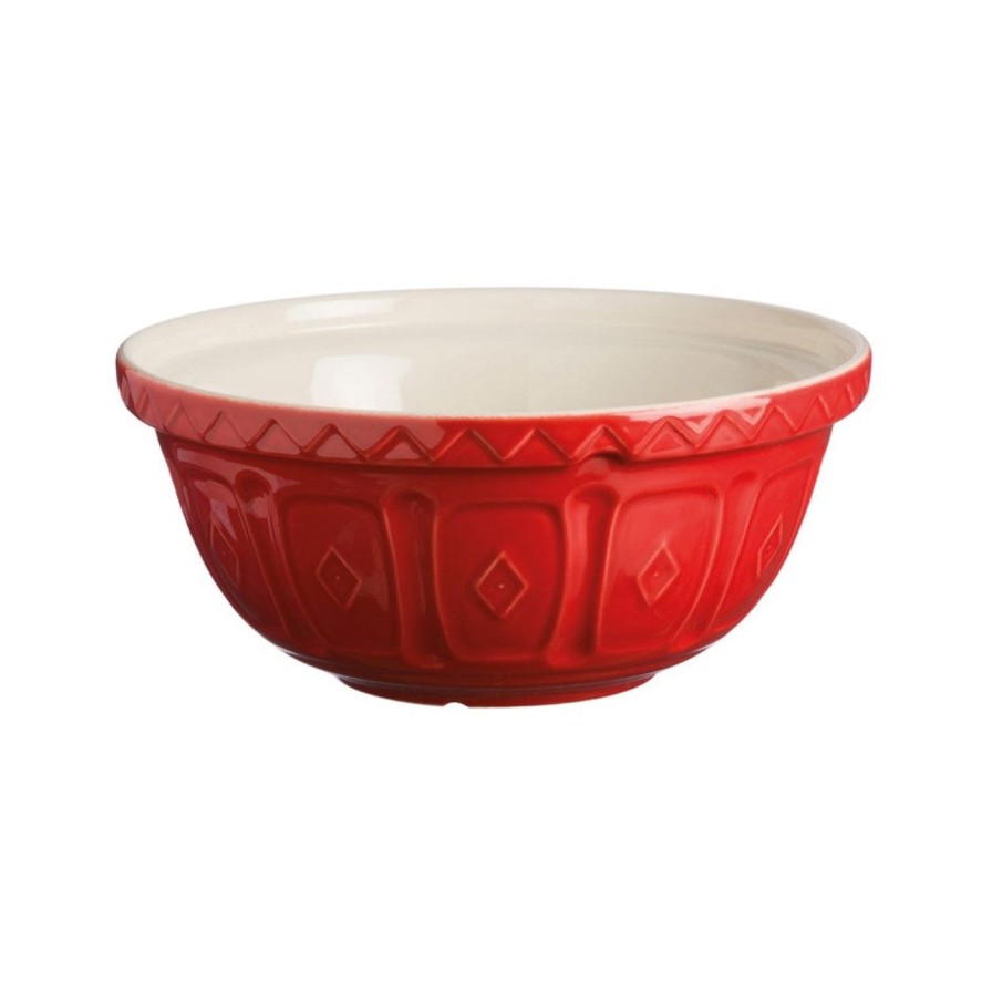 Kitchen Kept Shop | Mason Cash-Large Red Classic Mixing Bowl