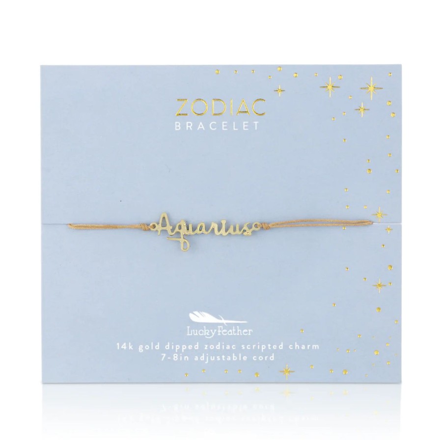 Adorn Kept Shop | 14K Gold-Dipped Zodiac Bracelets