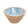 Kitchen Kept Shop | Navy & White Enamel Wood Bowl