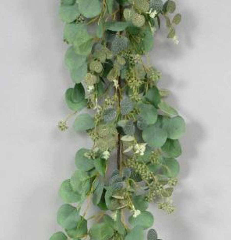 For The Home Kept Shop | Silver Dollar Eucalyptus Garland