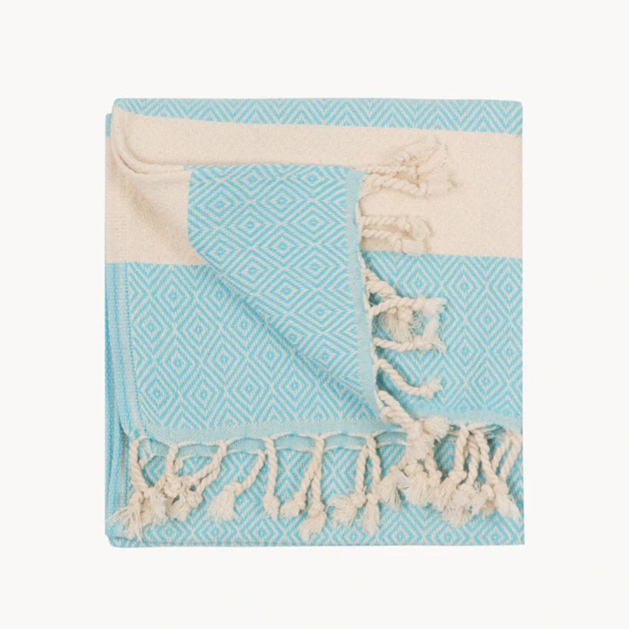 For The Home Kept Shop | Turkish Hand Towels (5 Colours)-Diamond